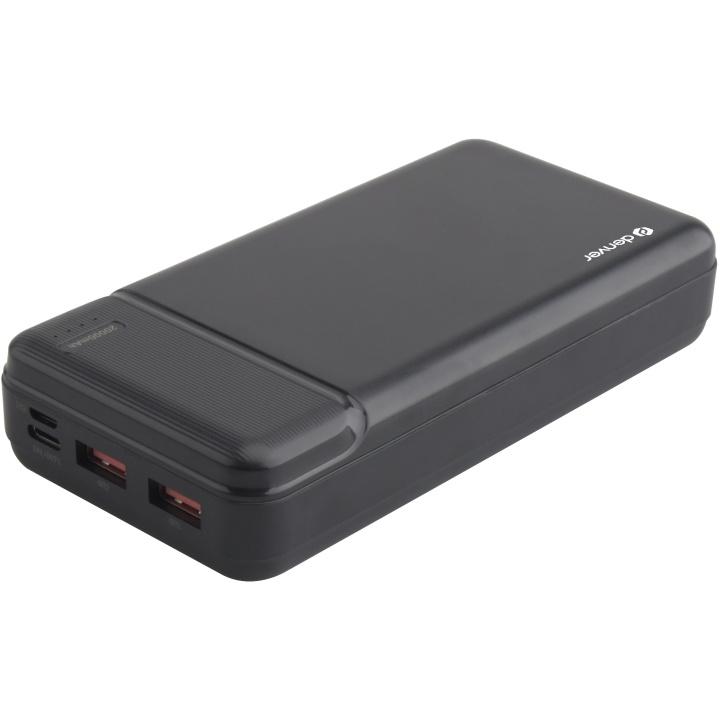 Denver Powerbank 20000mAh Quick Charge i gruppen SMARTPHONE & SURFPLATTOR / Laddare & Kablar / Powerbanks hos TP E-commerce Nordic AB (A18606)