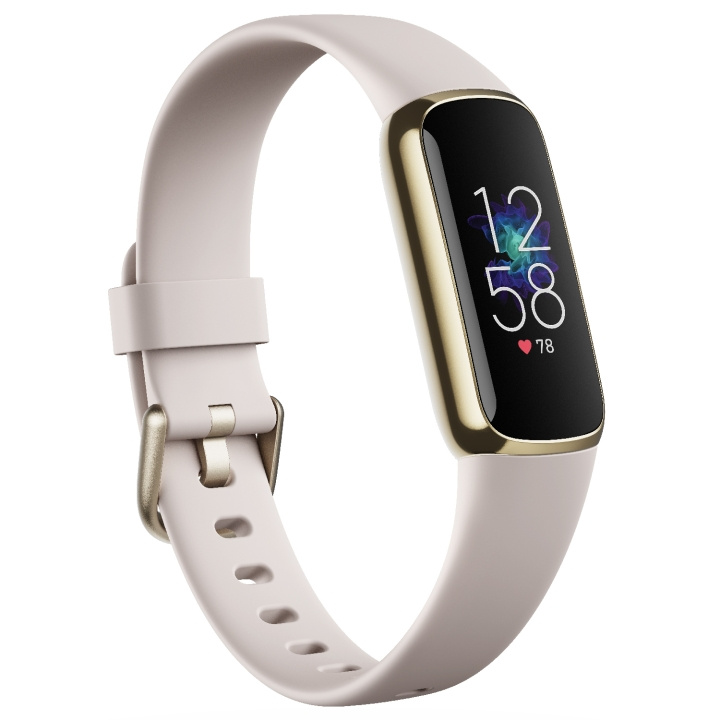 Fitbit Luxe, Lunar White/Soft Gold i gruppen SPORT, FRITID & HOBBY / Smartwatch & Aktivitetsarmband / Aktivitetsarmband hos TP E-commerce Nordic AB (A18720)