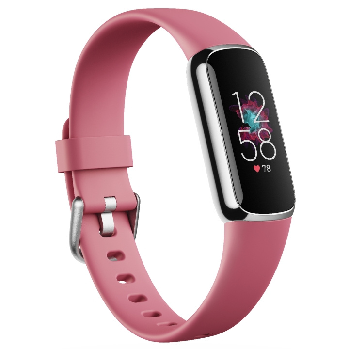 Fitbit Luxe, Orchid/Platinum i gruppen SPORT, FRITID & HOBBY / Smartwatch & Aktivitetsarmband / Aktivitetsarmband hos TP E-commerce Nordic AB (A18723)