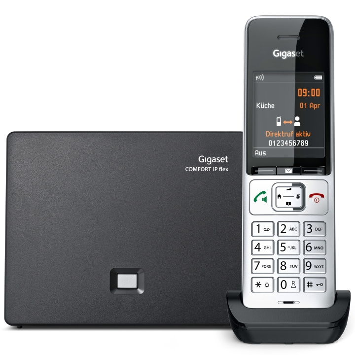 Gigaset Comfort 500 IP i gruppen HEMELEKTRONIK / Ljud & Bild / Fast telefoni / Trådlösa telefoner hos TP E-commerce Nordic AB (A18741)