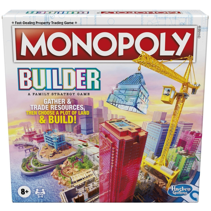 Hasbro Monopol Builder (SE/FI) i gruppen LEKSAKER, BARN- & BABYPRODUKTER / Leksaker / Sällskapsspel / Familjespel hos TP E-commerce Nordic AB (A18787)