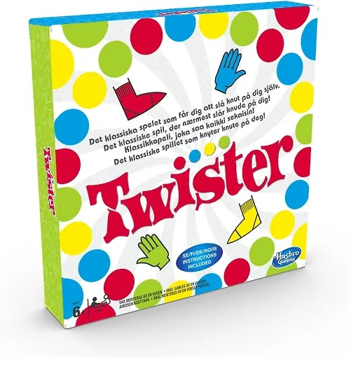 Hasbro Twister Refresh i gruppen LEKSAKER, BARN- & BABYPRODUKTER / Leksaker / Sällskapsspel / Familjespel hos TP E-commerce Nordic AB (A18807)