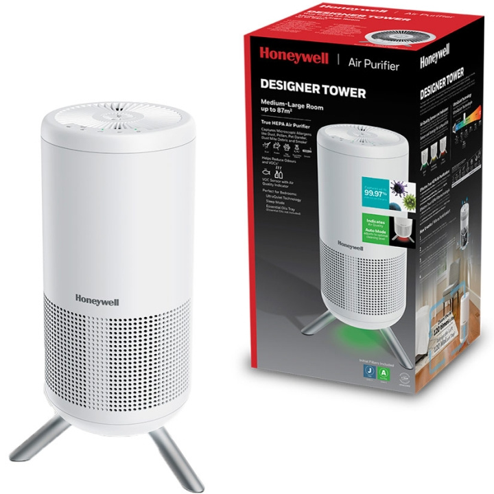 Honeywell Luftrenare Round Air Purifierer HPA830WE4 i gruppen HEM, HUSHÅLL & TRÄDGÅRD / Fläktar & Klimatprodukter / Luftrenare hos TP E-commerce Nordic AB (A18819)