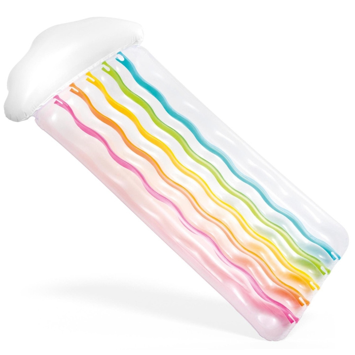 Intex Rainbow Cloud Mat 1.8m x 86cm x 25cm i gruppen LEKSAKER, BARN- & BABYPRODUKTER / Uteleksaker / Badleksaker & Vattenleksaker hos TP E-commerce Nordic AB (A18832)