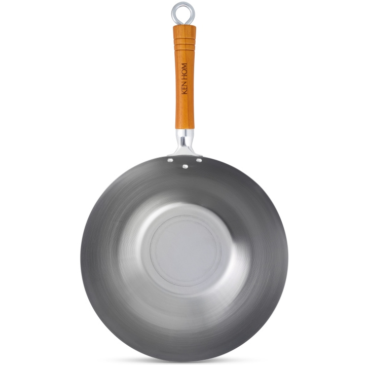 Ken Hom Wok Classic Carbon Ken Hom Ø 32 cm Kolstål i gruppen HEM, HUSHÅLL & TRÄDGÅRD / Köksredskap / Stekpannor hos TP E-commerce Nordic AB (A18849)