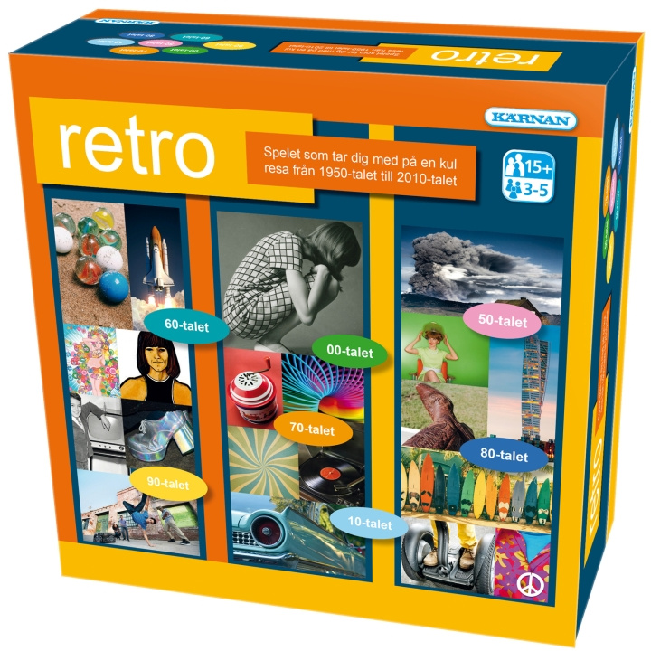 Kärnan Spel Retro i gruppen LEKSAKER, BARN- & BABYPRODUKTER / Spel / Sällskapsspel hos TP E-commerce Nordic AB (A18873)