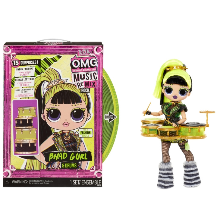L.O.L. Surprise OMG Remix Rock- Bhad Gurl and Drums i gruppen LEKSAKER, BARN- & BABYPRODUKTER / Leksaker / Övriga leksaker hos TP E-commerce Nordic AB (A18895)