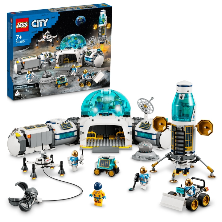 LEGO City - Månforskningsbas 60350 i gruppen LEKSAKER, BARN- & BABYPRODUKTER / Leksaker / Byggleksaker / Lego hos TP E-commerce Nordic AB (A18920)