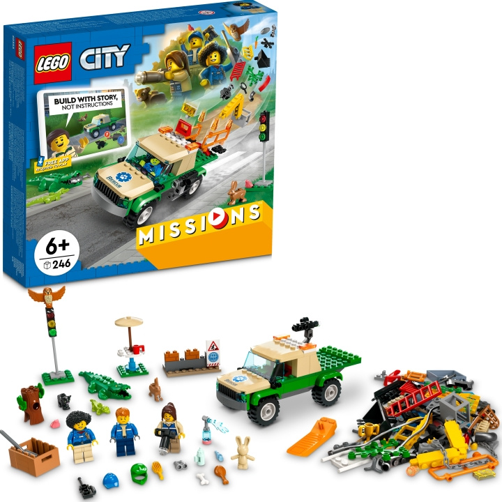 LEGO City - Räddningsuppdrag m. Vilda Djur 60353 i gruppen LEKSAKER, BARN- & BABYPRODUKTER / Leksaker / Byggleksaker / Lego hos TP E-commerce Nordic AB (A18922)