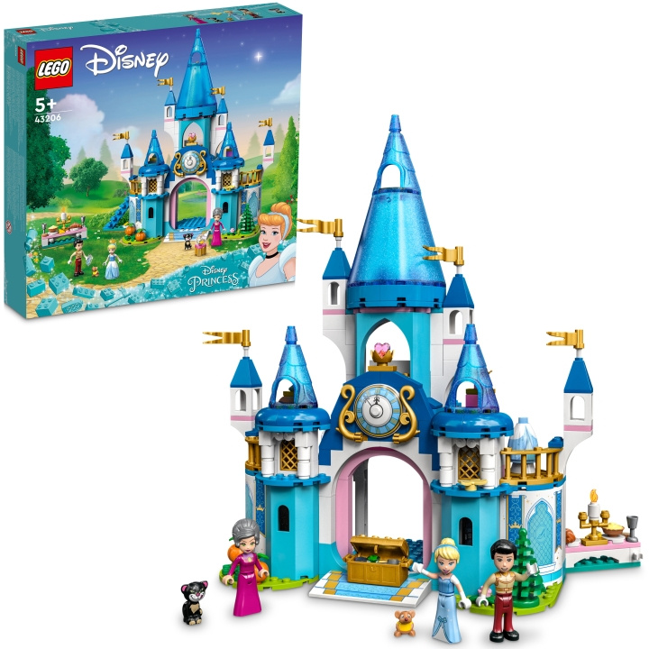 LEGO Disney - Askungen Och Prinsens Slott 43206 i gruppen LEKSAKER, BARN- & BABYPRODUKTER / Leksaker / Byggleksaker / Lego hos TP E-commerce Nordic AB (A18938)