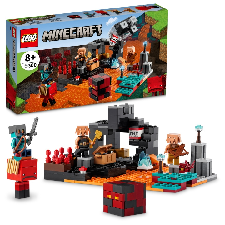 LEGO Minecraft - Netherbastionen 21184 i gruppen LEKSAKER, BARN- & BABYPRODUKTER / Leksaker / Byggleksaker / Lego hos TP E-commerce Nordic AB (A18993)