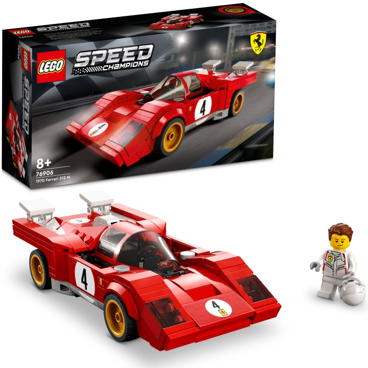 LEGO Speed Champions - 1970 Ferrari 512 M 76906 i gruppen LEKSAKER, BARN- & BABYPRODUKTER / Leksaker / Byggleksaker / Lego hos TP E-commerce Nordic AB (A19009)