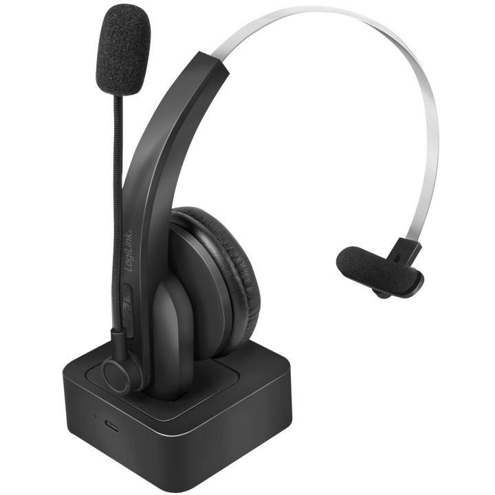 LogiLink Bluetooth-headset Mono inkl laddställ i gruppen DATORER & KRINGUTRUSTNING / Datortillbehör / Headset hos TP E-commerce Nordic AB (A19031)