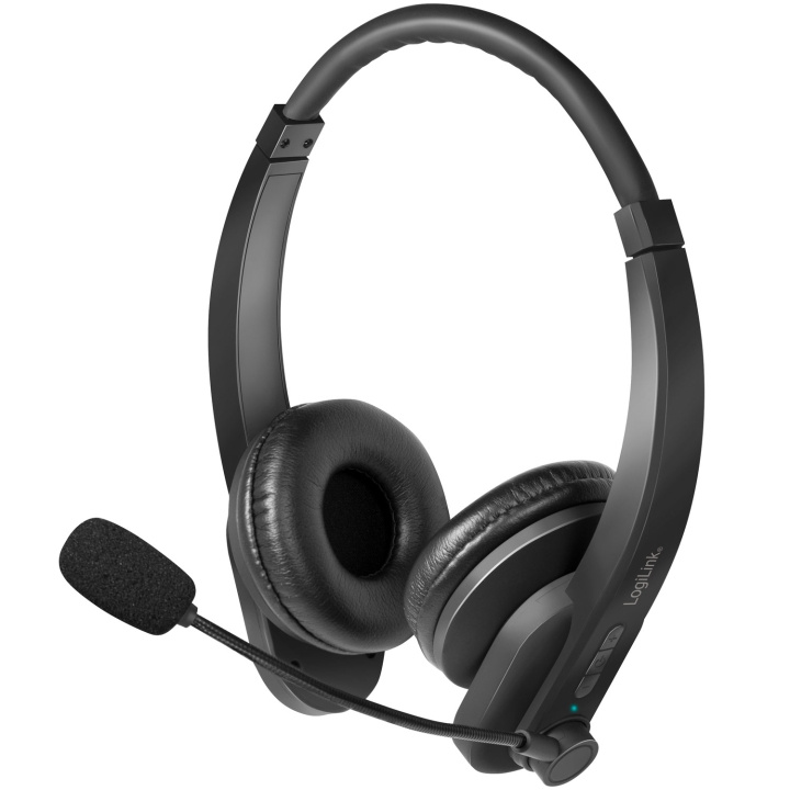 LogiLink Bluetooth-headset Stereo i gruppen DATORER & KRINGUTRUSTNING / Datortillbehör / Headset hos TP E-commerce Nordic AB (A19032)