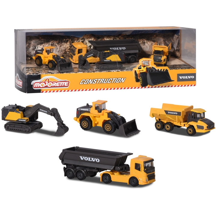 Majorette Volvo 4 Pieces Giftpack i gruppen LEKSAKER, BARN- & BABYPRODUKTER / Leksaker / Leksaksbilar & andra fordon hos TP E-commerce Nordic AB (A19083)