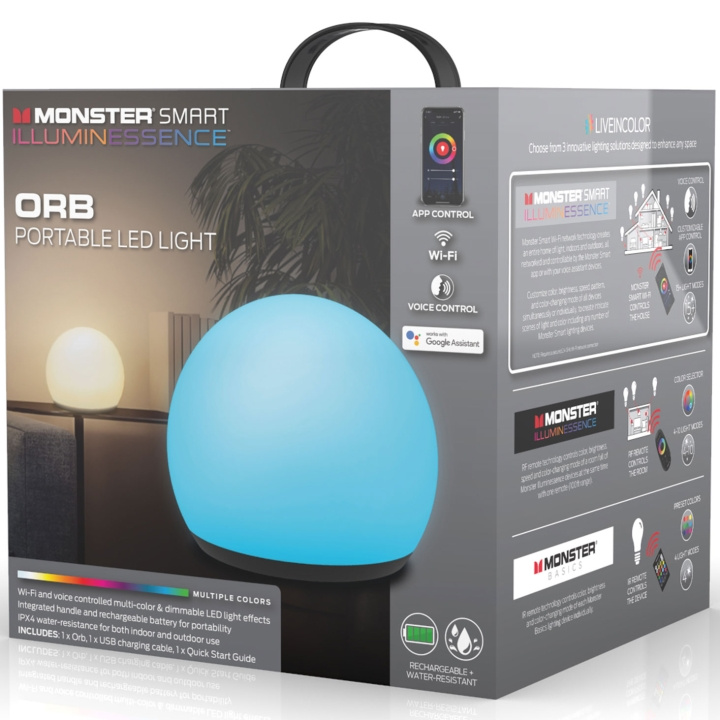 Monster Illuminessence Orb Portable Light i gruppen HEMELEKTRONIK / Belysning / Bordslampor hos TP E-commerce Nordic AB (A19108)