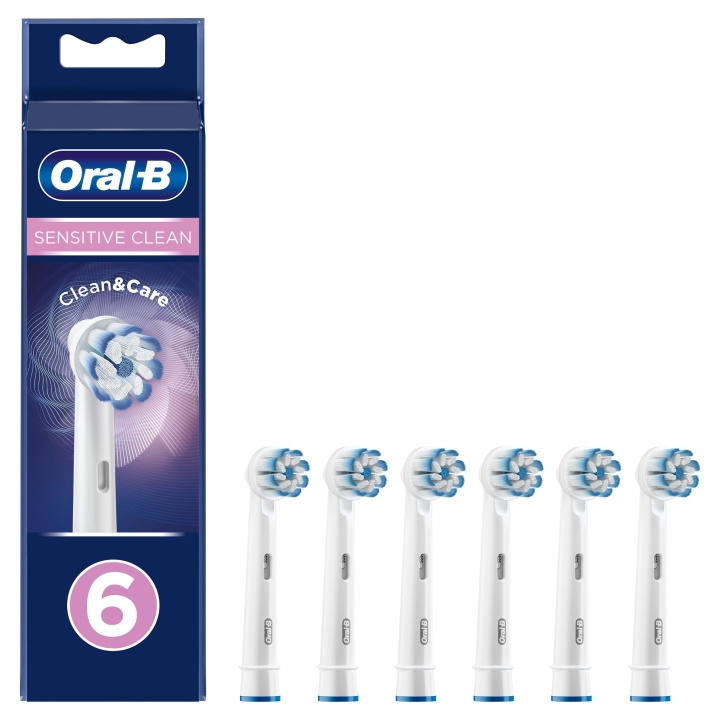 Oral B Borsthuvud Sensitive Clean & Care 2+2+2st i gruppen SKÖNHET & HÄLSA / Munvård / Borsthuvuden & Tillbehör hos TP E-commerce Nordic AB (A19159)