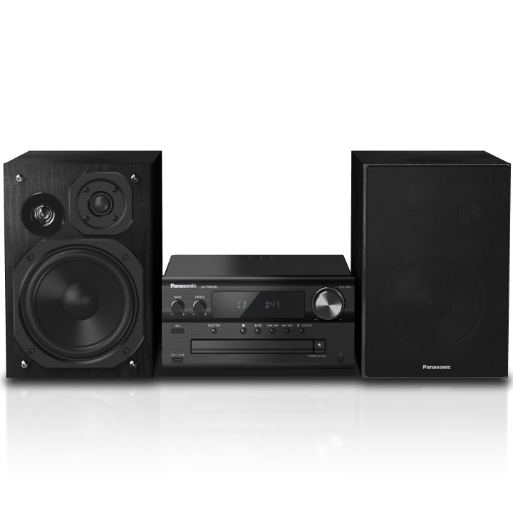 Panasonic Komplett mikrosystem med högupplöst ljud i gruppen HEMELEKTRONIK / Ljud & Bild / Hemmabio, HiFi & Bärbart / Kompaktstereo & Skivspelare hos TP E-commerce Nordic AB (A19180)