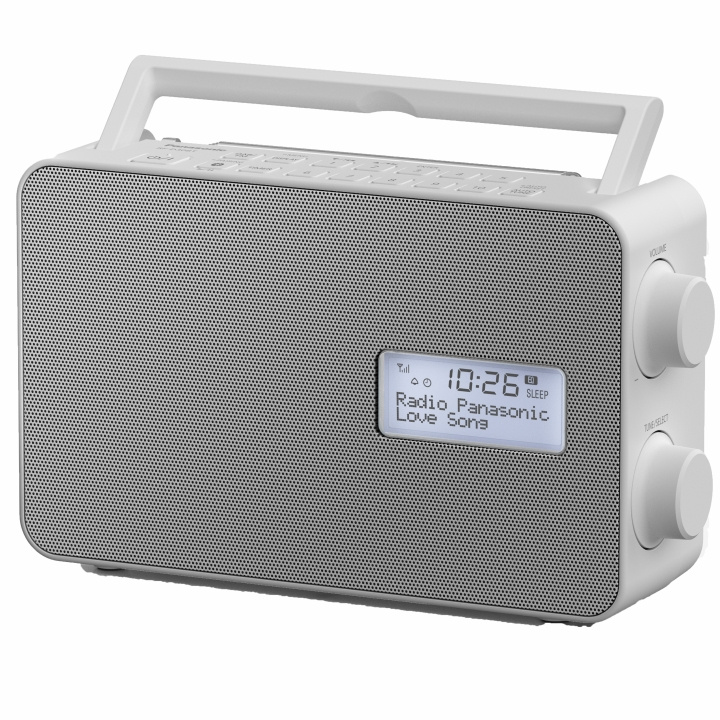 Panasonic Radio FM/DAB+ Bluetooth RF-D30BTEG-W Vit i gruppen HEMELEKTRONIK / Ljud & Bild / Hemmabio, HiFi & Bärbart / Radio & Väckarklockor / Radio hos TP E-commerce Nordic AB (A19189)