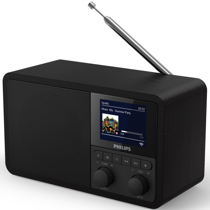 Philips DAB+/Internet/FM Radio Spotify Connect Svart i gruppen HEMELEKTRONIK / Ljud & Bild / Hemmabio, HiFi & Bärbart / Radio & Väckarklockor / Radio hos TP E-commerce Nordic AB (A19208)