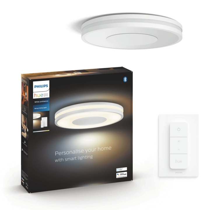 Philips Hue Being Takplafond White Ambiance Vit i gruppen HEM, HUSHÅLL & TRÄDGÅRD / Smarta hem / Smart belysning hos TP E-commerce Nordic AB (A19216)