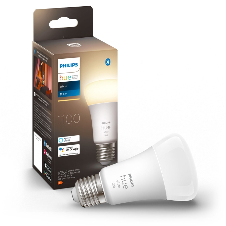 Philips Hue White E27 A60 1100lm 1-pack i gruppen HEM, HUSHÅLL & TRÄDGÅRD / Smarta hem / Smart belysning hos TP E-commerce Nordic AB (A19289)