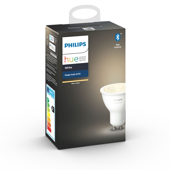 Philips Hue White GU10 5,2W 1-pack i gruppen HEM, HUSHÅLL & TRÄDGÅRD / Smarta hem / Smart belysning hos TP E-commerce Nordic AB (A19295)