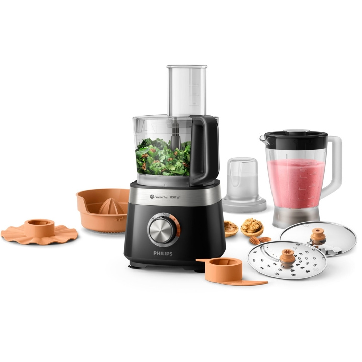 Philips Matberedare HR7530/10 Kompakt 850Watt Blender i gruppen HEM, HUSHÅLL & TRÄDGÅRD / Hushållsmaskiner / Matberedare & Köksassistenter / Matberedare hos TP E-commerce Nordic AB (A19309)