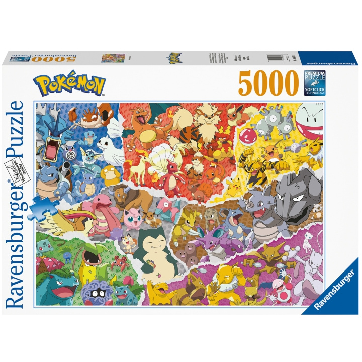 Ravensburger Pokémon Allstars 5000p i gruppen LEKSAKER, BARN- & BABYPRODUKTER / Leksaker / Pussel hos TP E-commerce Nordic AB (A19367)