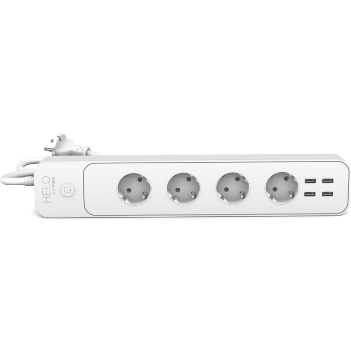 Strong HELO Wi-Fi Grenkontakt 4 x 230V + 4 x USB i gruppen HEM, HUSHÅLL & TRÄDGÅRD / El & Belysning / Grenuttag hos TP E-commerce Nordic AB (A19488)