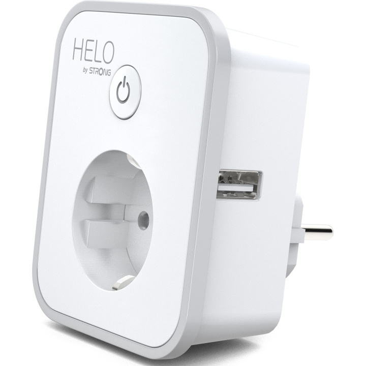 Strong HELO Wi-Fi Smart Plug / 2 x USB i gruppen HEM, HUSHÅLL & TRÄDGÅRD / Smarta hem / Smart plugs hos TP E-commerce Nordic AB (A19490)