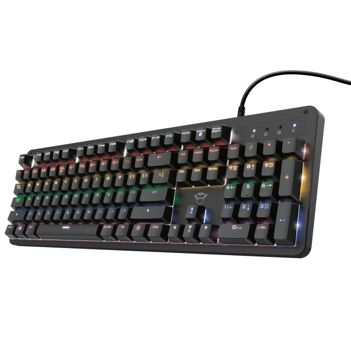 Trust GXT 863 Mazz Mechanical keyboard Nordic i gruppen DATORER & KRINGUTRUSTNING / Gaming / Tangentbord hos TP E-commerce Nordic AB (A19556)