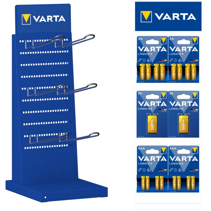 Varta Displayställ inkl. batterier Small i gruppen HEMELEKTRONIK / Batterier & Laddare / Batterier / Övriga hos TP E-commerce Nordic AB (A19606)