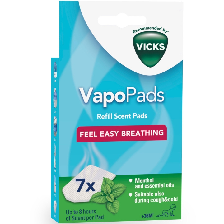 Vicks Pad Mentol VH7V1 i gruppen HEM, HUSHÅLL & TRÄDGÅRD / Fläktar & Klimatprodukter / Luftfuktare hos TP E-commerce Nordic AB (A19616)