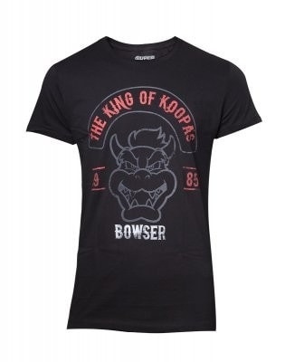 Bowser: The King of Koopa - T-Shirt, L i gruppen HEMELEKTRONIK / Spelkonsoler & Tillbehör / Övriga spel & tillbehör hos TP E-commerce Nordic AB (A19710)