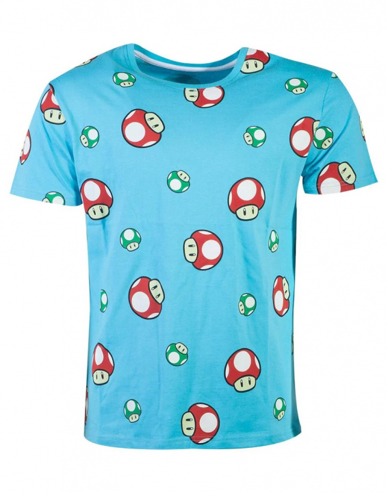 Difuzed Super Mario Toad AOP - T-Shirt, M i gruppen HEMELEKTRONIK / Spelkonsoler & Tillbehör / Övriga spel & tillbehör hos TP E-commerce Nordic AB (A19768)