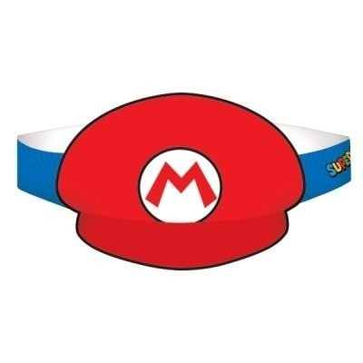 Partyhattar Super Mario 8 Pack i gruppen HEMELEKTRONIK / Spelkonsoler & Tillbehör / Övriga spel & tillbehör hos TP E-commerce Nordic AB (A19789)