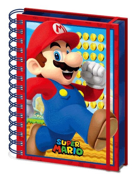 Super Mario - Anteckningsbok Med 3D Motiv i gruppen HEMELEKTRONIK / Spelkonsoler & Tillbehör / Övriga spel & tillbehör hos TP E-commerce Nordic AB (A19829)