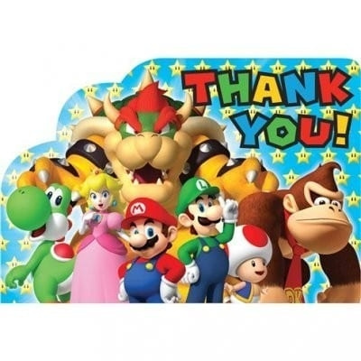 Tackkort Super Mario i gruppen HEMELEKTRONIK / Spelkonsoler & Tillbehör / Övriga spel & tillbehör hos TP E-commerce Nordic AB (A19858)