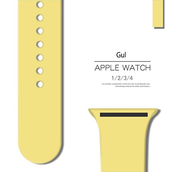 Silikonarmband till Apple Watch 42mm i gruppen SMARTPHONE & SURFPLATTOR / Träning, hem & fritid / Apple Watch & tillbehör / Tillbehör hos TP E-commerce Nordic AB (A20311)