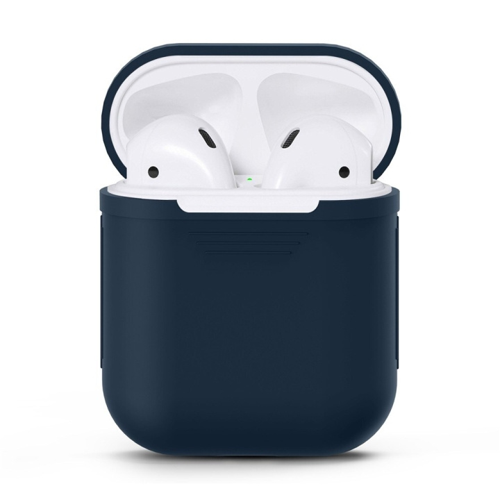 Skyddsfodral i silikon till Apple Airpods i gruppen HEMELEKTRONIK / Ljud & Bild / Hörlurar & Tillbehör / Tillbehör hos TP E-commerce Nordic AB (A20336)