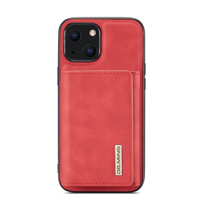 DG.MING skal med magnetisk plånbok iPhone 13 Mini, Röd i gruppen SMARTPHONE & SURFPLATTOR / Mobilskydd / Apple / iPhone 13 Mini / Fodral hos TP E-commerce Nordic AB (A20456)