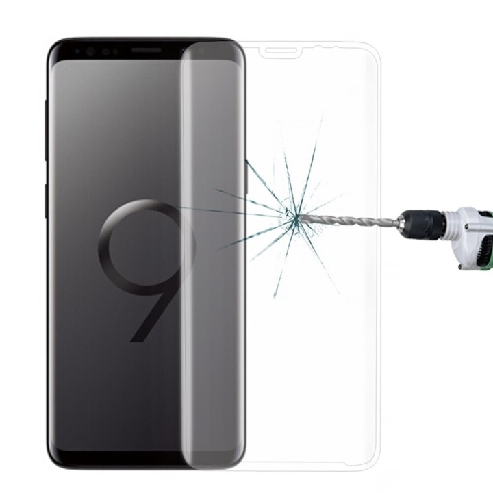 3D Skärmskydd i härdat glas till Samsung Galaxy S9 - Vit i gruppen SMARTPHONE & SURFPLATTOR / Mobilskydd / Samsung hos TP E-commerce Nordic AB (A20480)