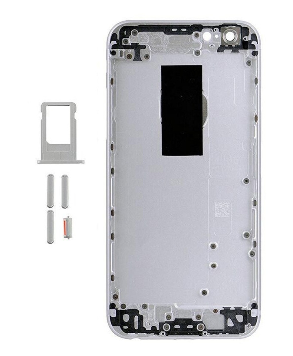 iPhone 6S baksida - Silver i gruppen SMARTPHONE & SURFPLATTOR / Reservdelar hos TP E-commerce Nordic AB (A20685)