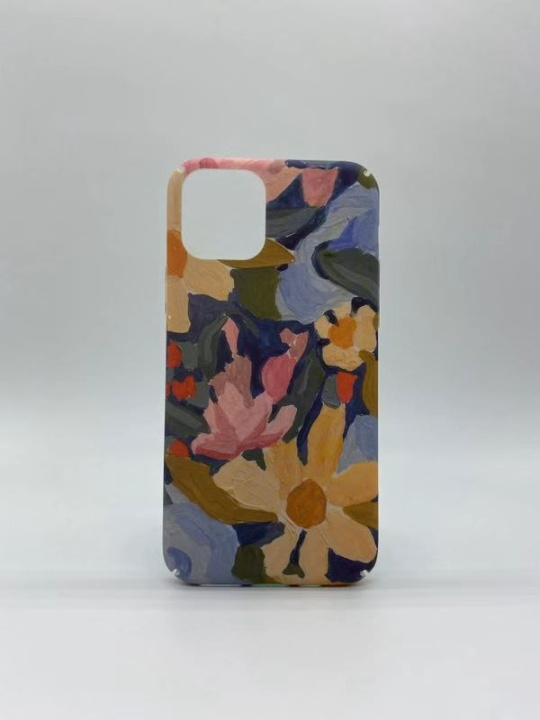 Marmorskal med blommig målning till iPhone 11 Pro Max i gruppen SMARTPHONE & SURFPLATTOR / Mobilskydd / Apple / iPhone 11 Pro Max hos TP E-commerce Nordic AB (A20712)