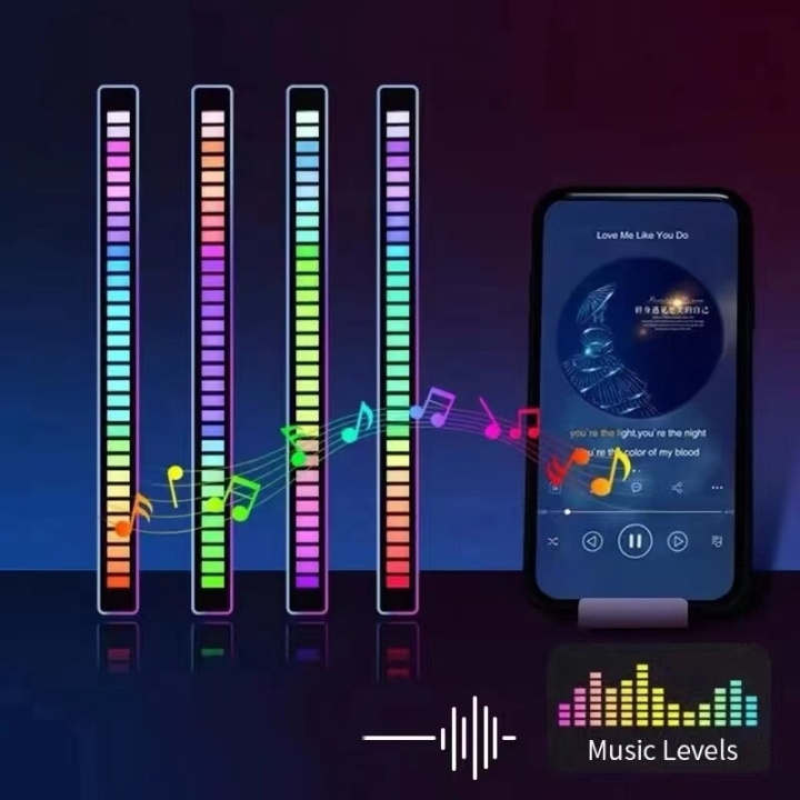 Mini RGB-ljus som spelar i takt till musiken i gruppen HEMELEKTRONIK / Belysning / Övrig belysning hos TP E-commerce Nordic AB (A20722)