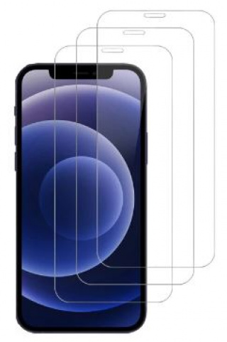 3-pack Skärmskydd till iPhone 12/12 Pro i 20D härdat glas