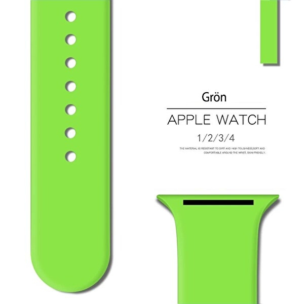 Silikonarmband till Apple Watch 42mm i gruppen SMARTPHONE & SURFPLATTOR / Träning, hem & fritid / Apple Watch & tillbehör / Tillbehör hos TP E-commerce Nordic AB (A21300)