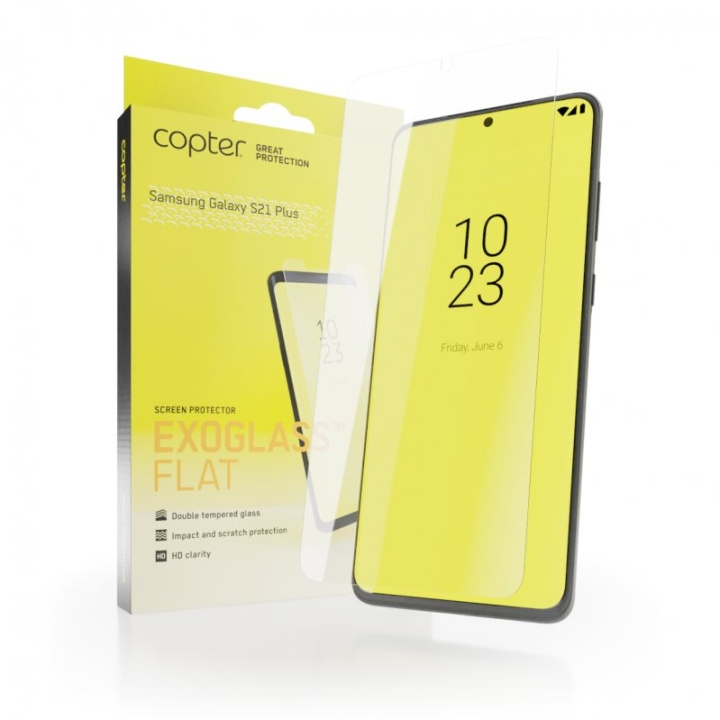 Copter Exoglass Skärmskydd för Samsung Galaxy S21 Plus 5G i gruppen SMARTPHONE & SURFPLATTOR / Mobilskydd / Samsung hos TP E-commerce Nordic AB (A21425)