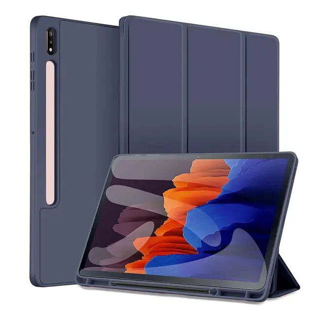 Fodral till Samsung Galaxy Tab S7 Plus, Blå i gruppen SMARTPHONE & SURFPLATTOR / Surfplattor skydd / Samsung-surfplattor hos TP E-commerce Nordic AB (A22059)